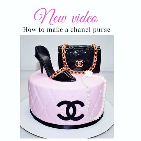 chanel purse cake topper|Cake decorating tutorials .